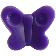 Lego motýl - dekorace do vlasů, tmavě fialová (93080i DARK PURPLE)
